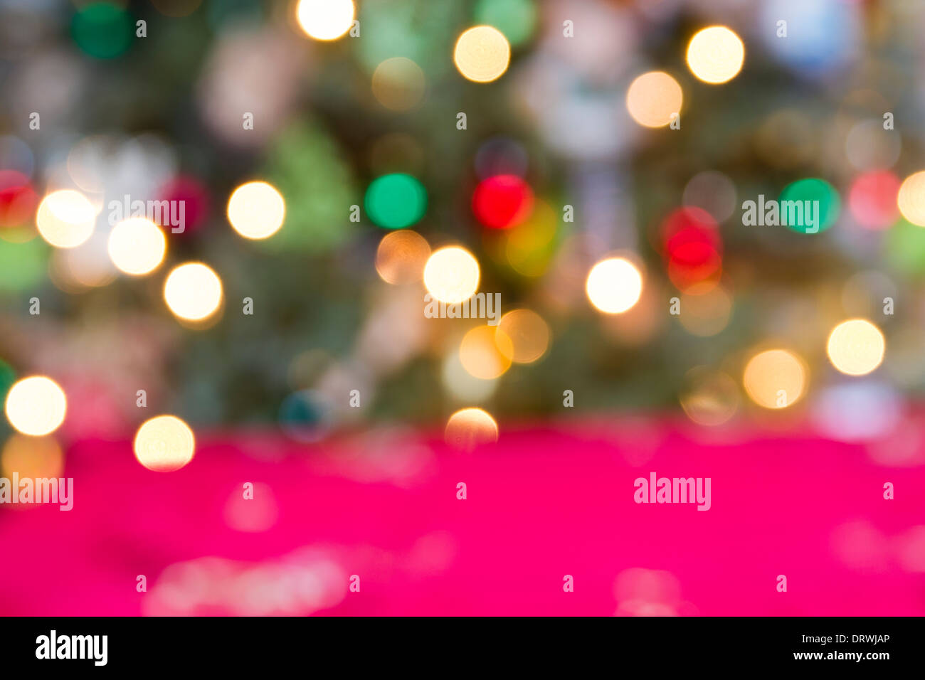 Colorate Luci di Natale sfondo astratto Foto Stock