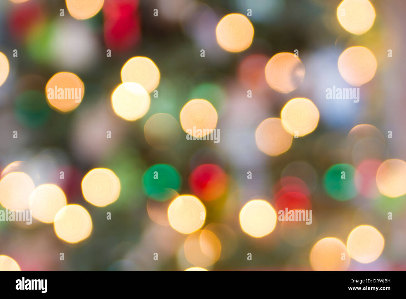 Colorate Luci di Natale sfondo astratto Foto Stock