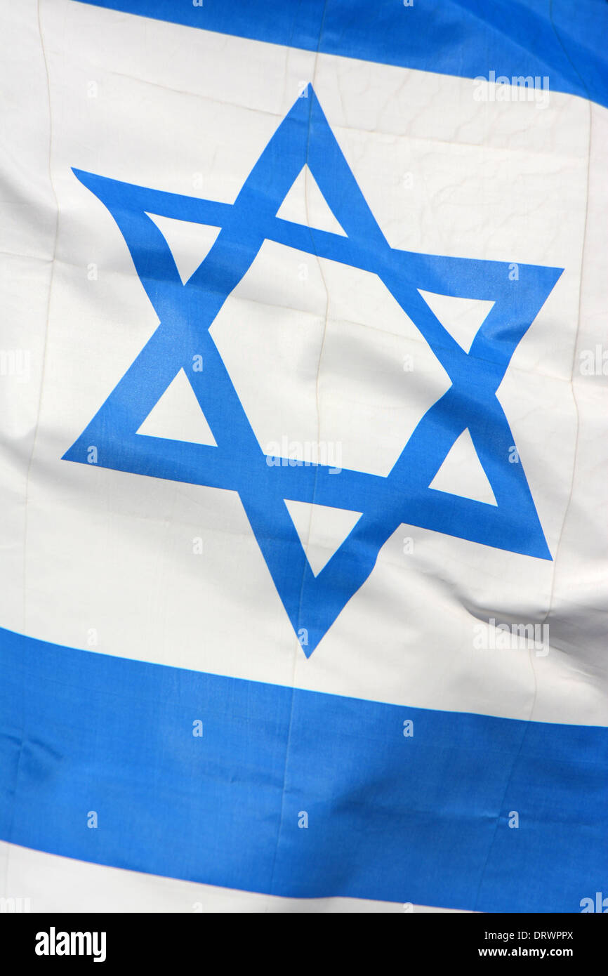 Bandiera israeliana, Israele Foto Stock