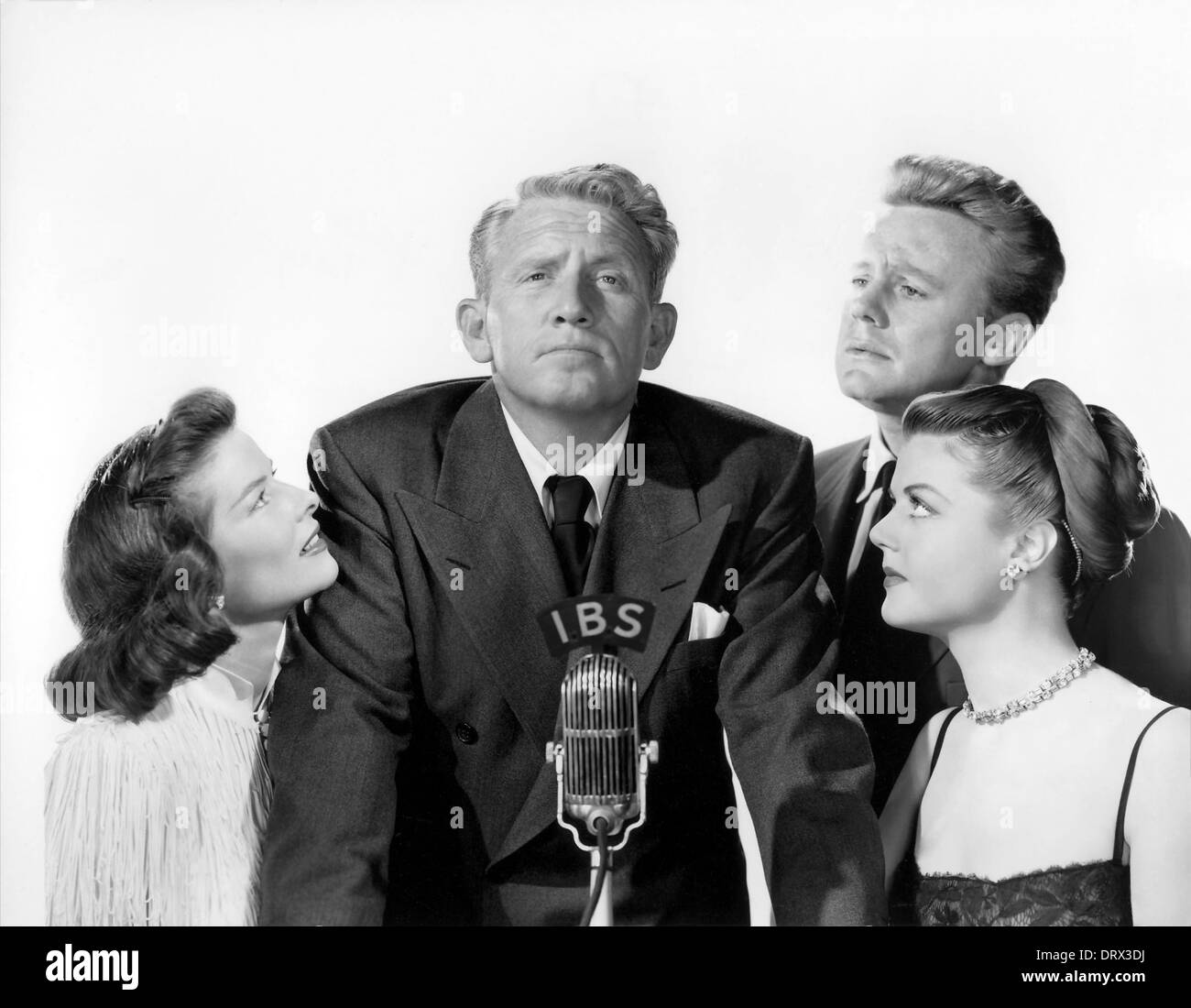 Stato dell'Unione 1948 Liberty Films Production con da sinistra: Katharine Hepburn Spencer Tracy, Van Johnson, Angela Lansbury Foto Stock