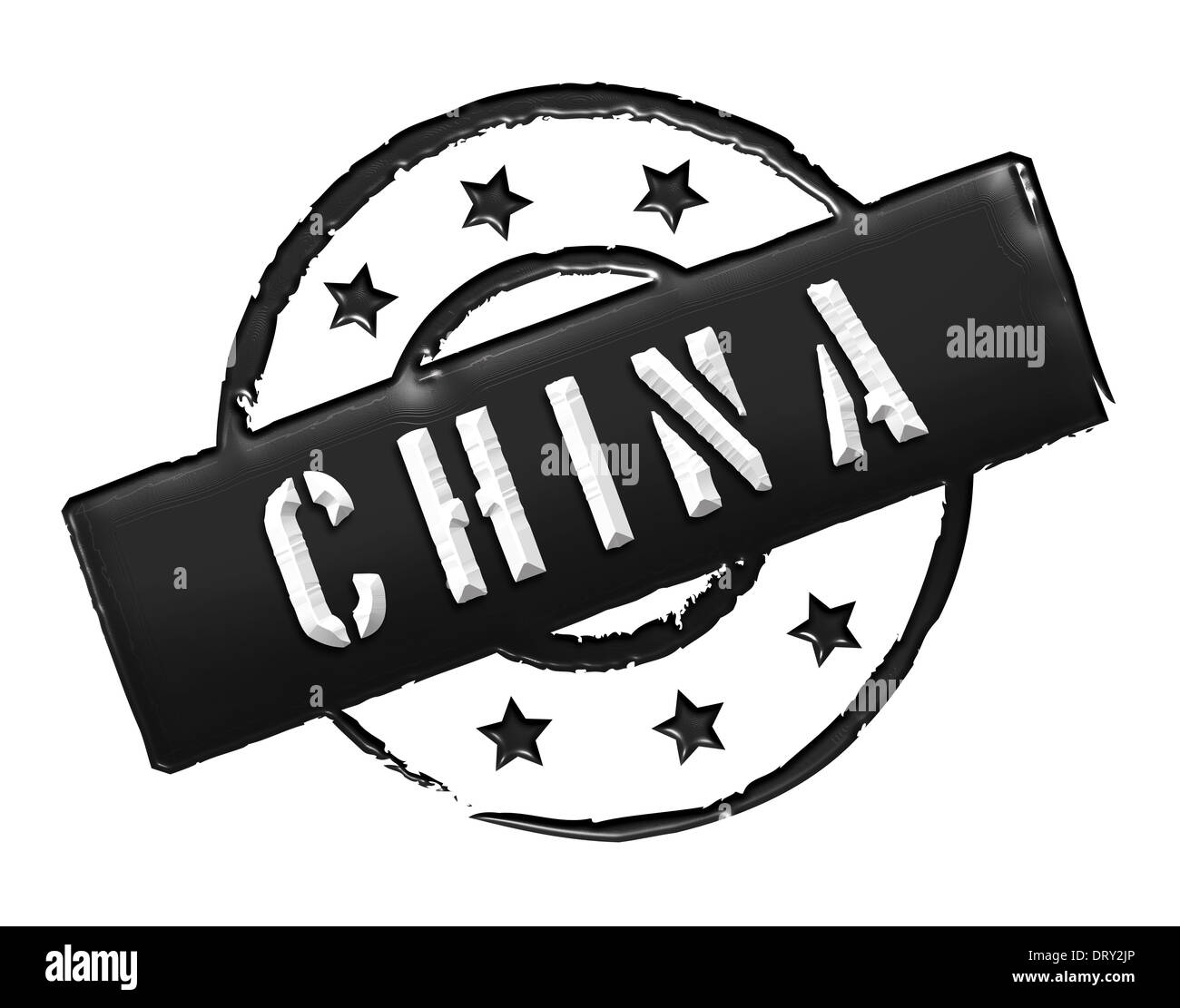 China - Stamp Foto Stock