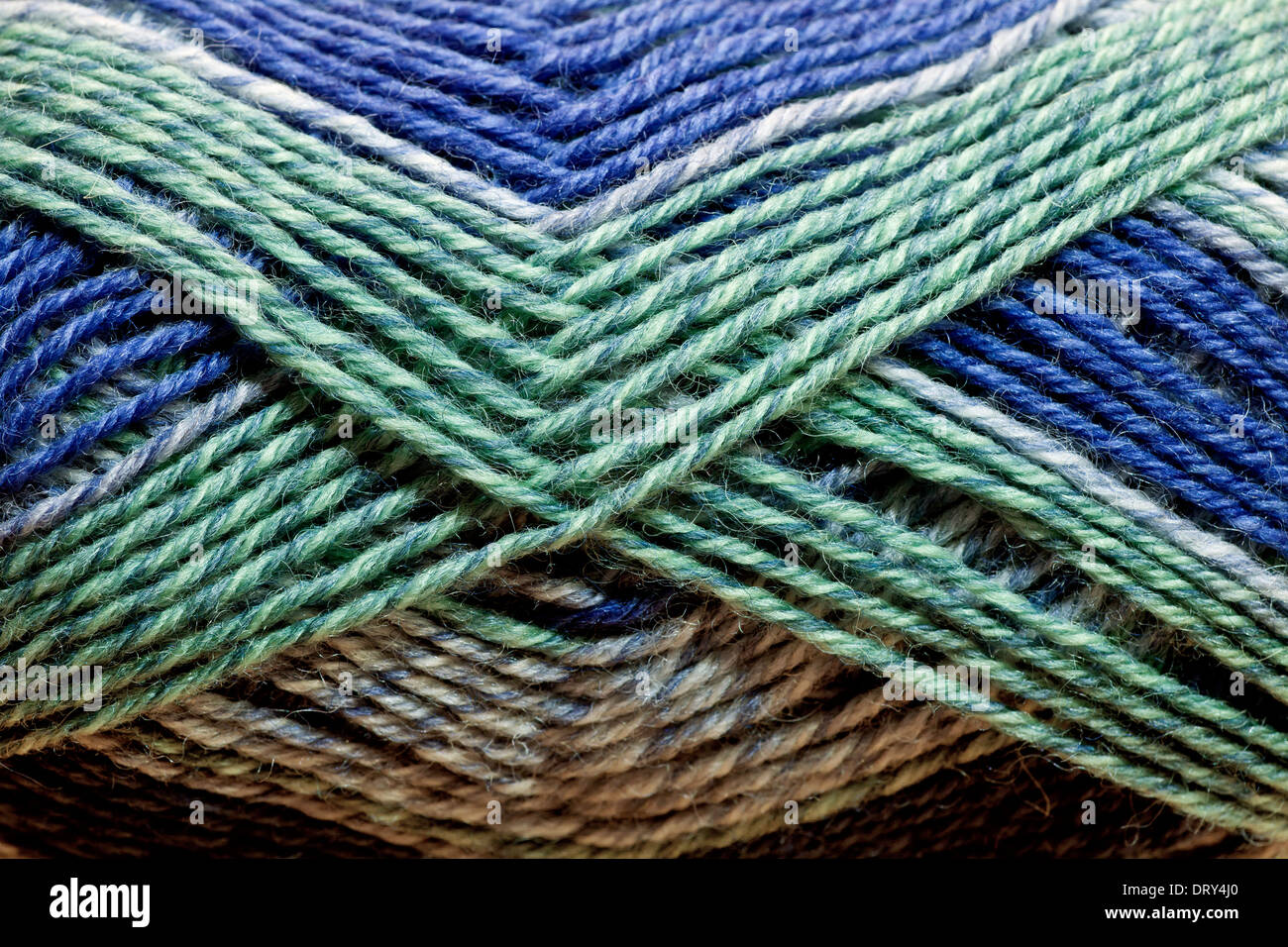 Multicolore, Interwoven (per indicare interracial e intermix società). Foto Stock