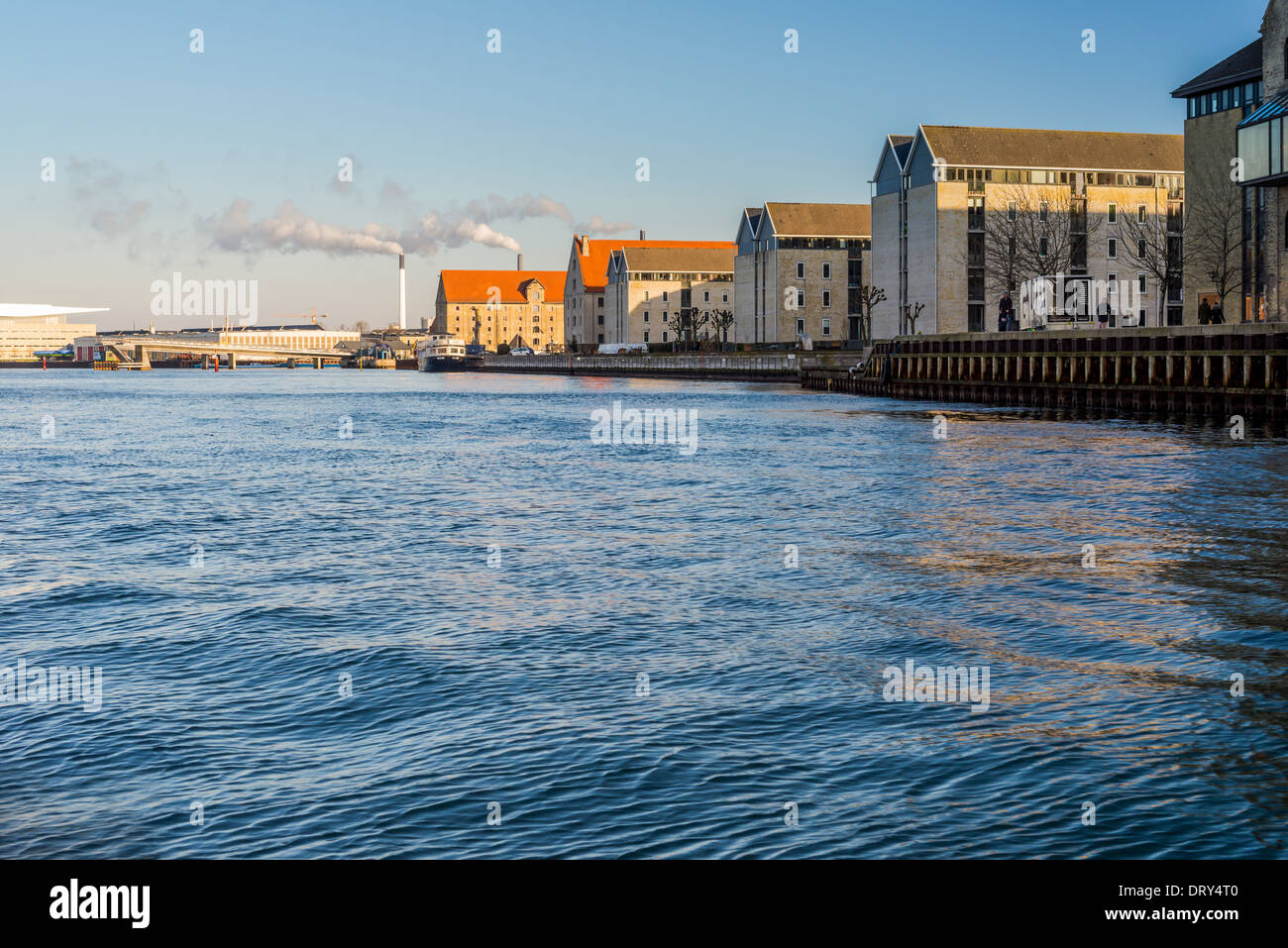 COPENHAGEN - 31 dicembre 2013 modern waterfront edifici su dicembre 31, 2013 a Copenhagen Foto Stock