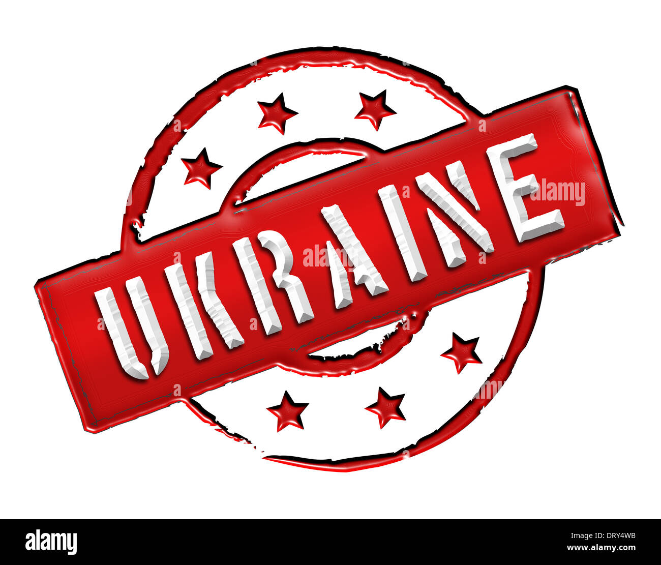 Ucraina - Stamp Foto Stock