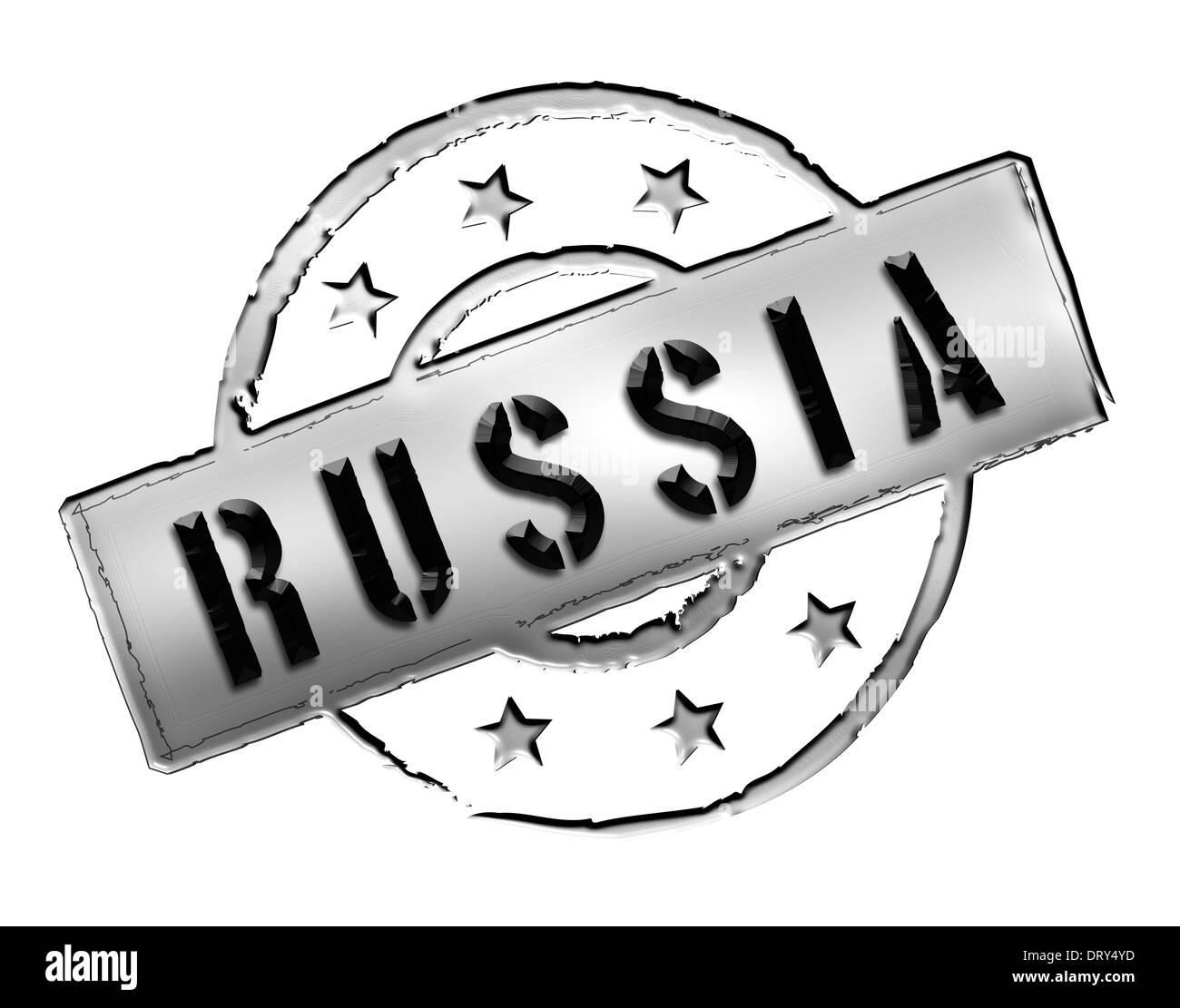 Russia - Stamp Foto Stock