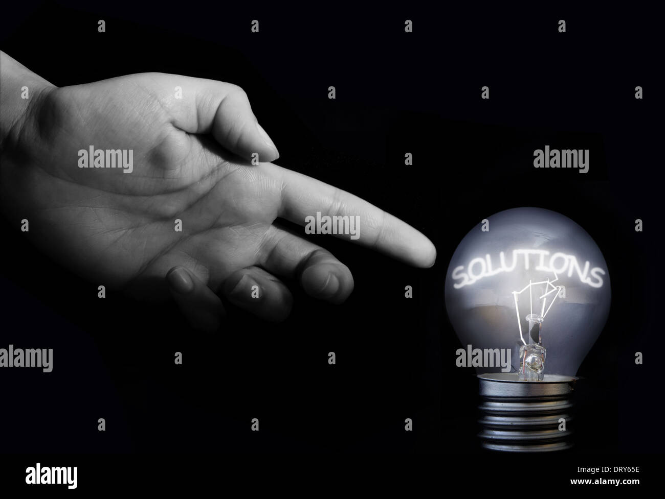 Soluzioni Foto Stock