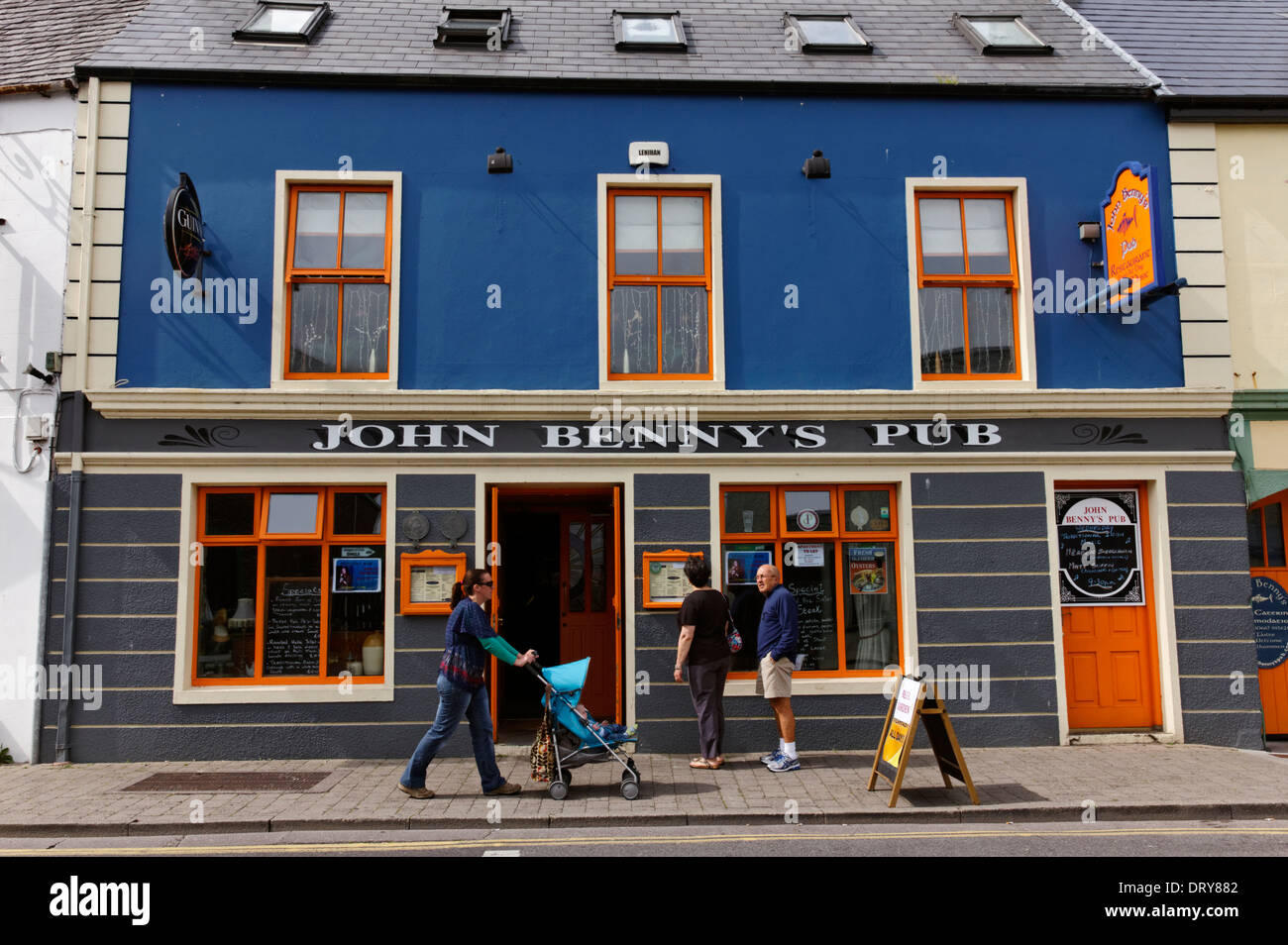 John Bennys pub in Dingle, nella contea di Kerry, Irlanda Foto Stock