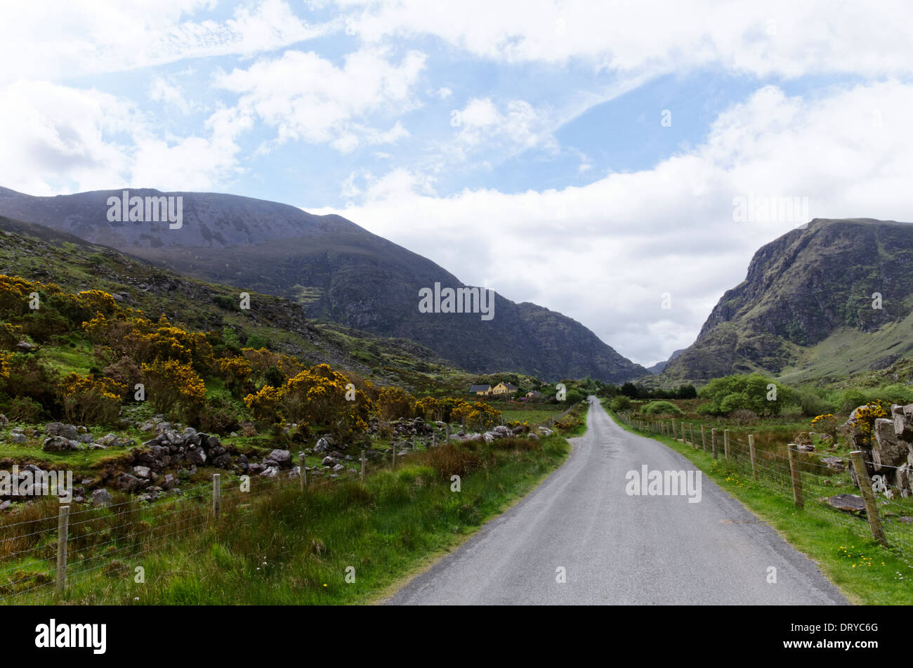 Il Gap di Dunloe nella Contea di Kerry, Irlanda Foto Stock