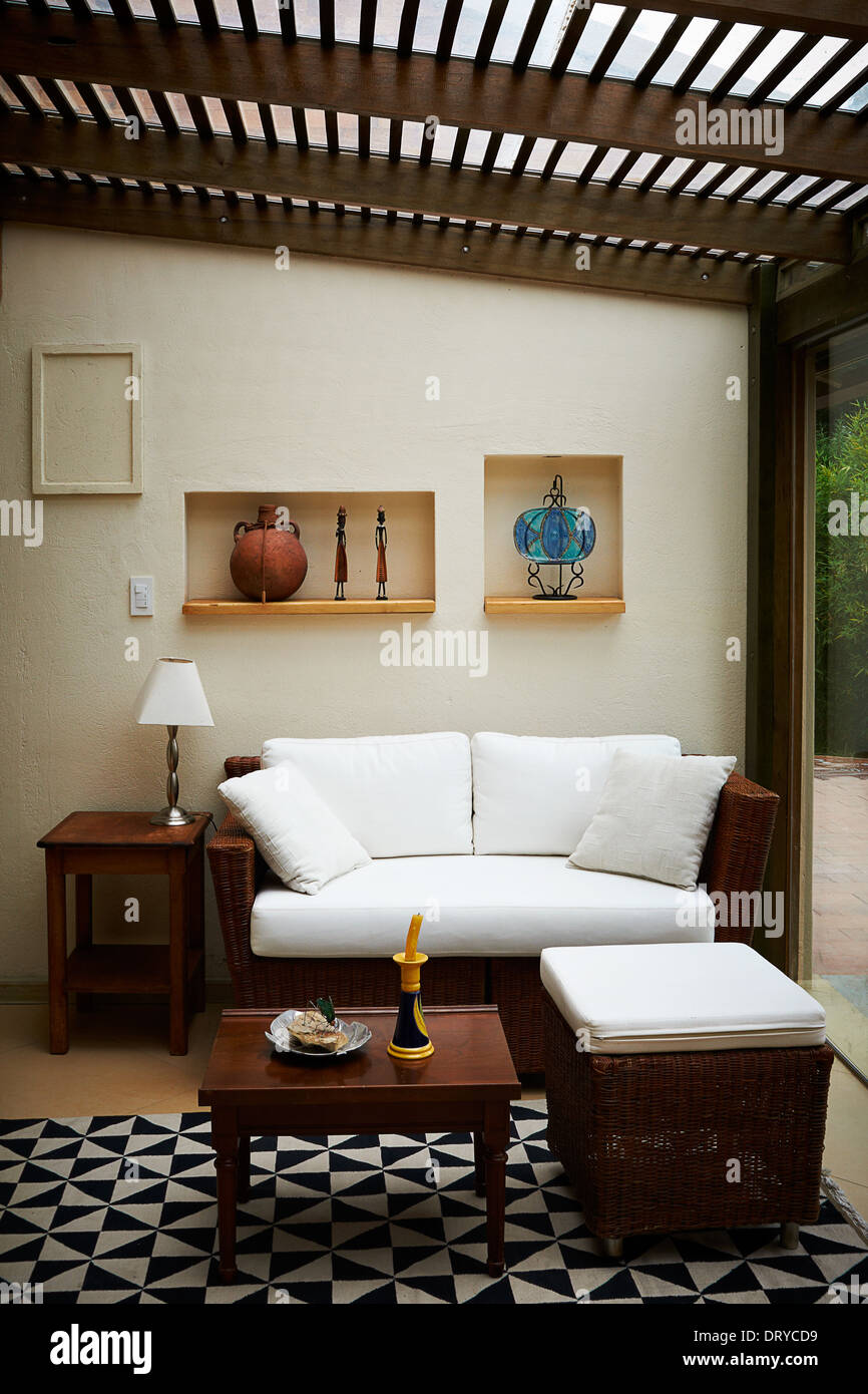 Interior design serie: soggiorno moderno Foto Stock