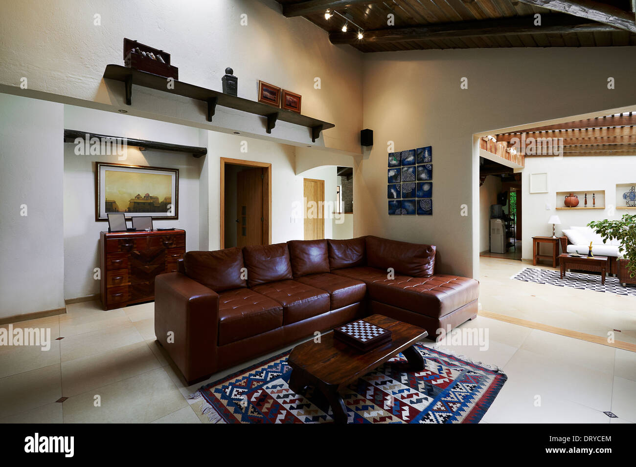Interior design serie: soggiorno moderno Foto Stock