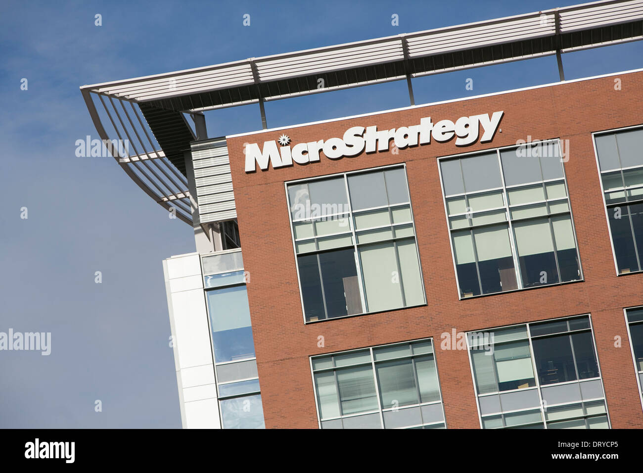 La sede centrale di MicroStrategy presso Tysons Corner, Virginia. Foto Stock
