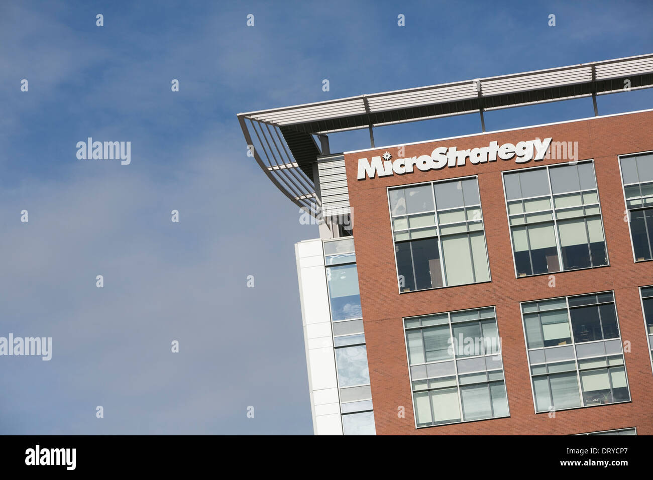La sede centrale di MicroStrategy presso Tysons Corner, Virginia. Foto Stock