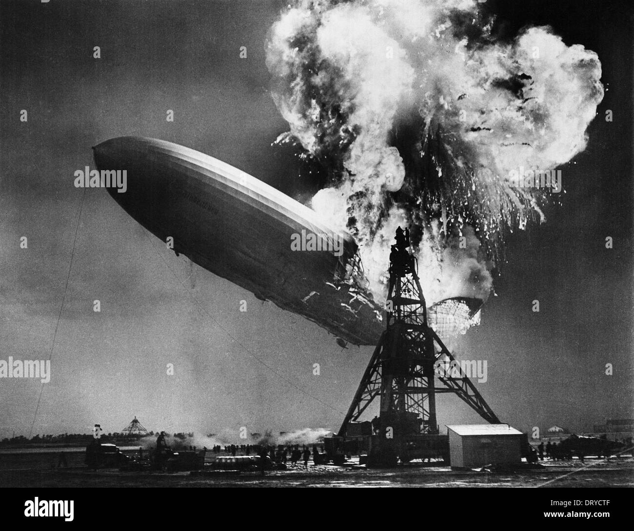 Hindenburg disaster Foto Stock