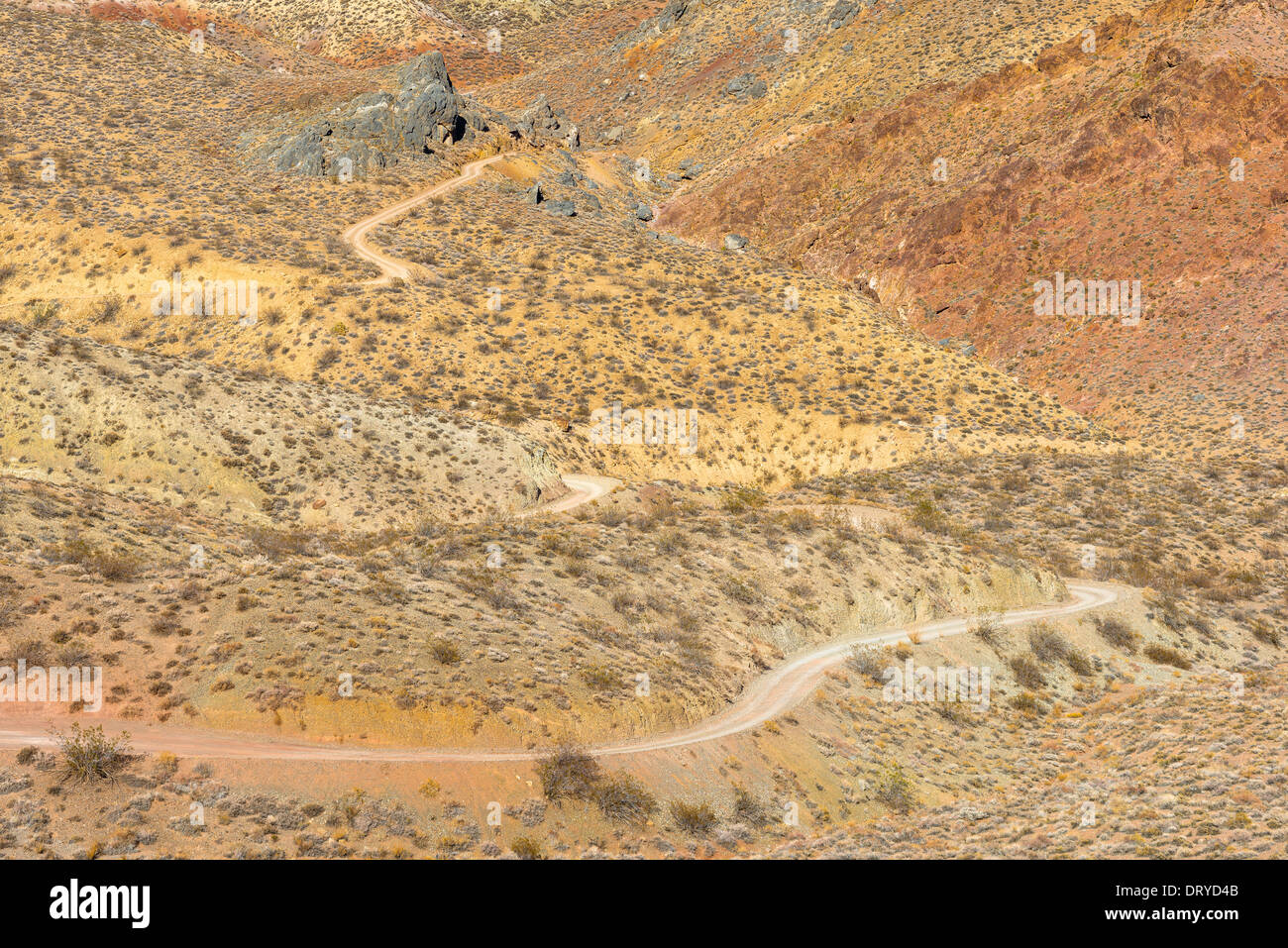 Parco Nazionale della Valle della Morte del paesaggio Foto Stock