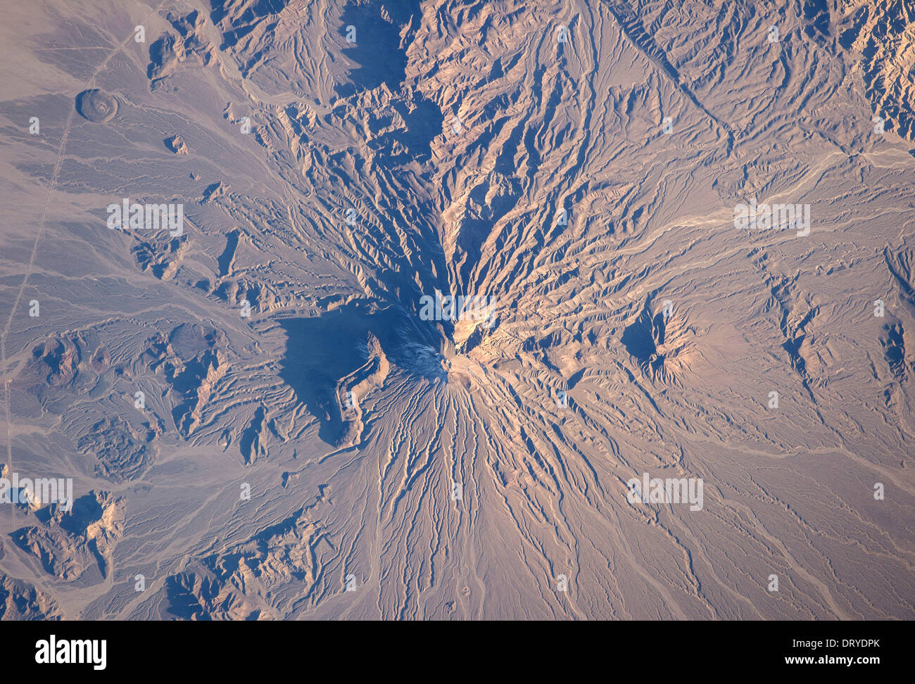 Bazman vulcano, Iran meridionale Foto Stock