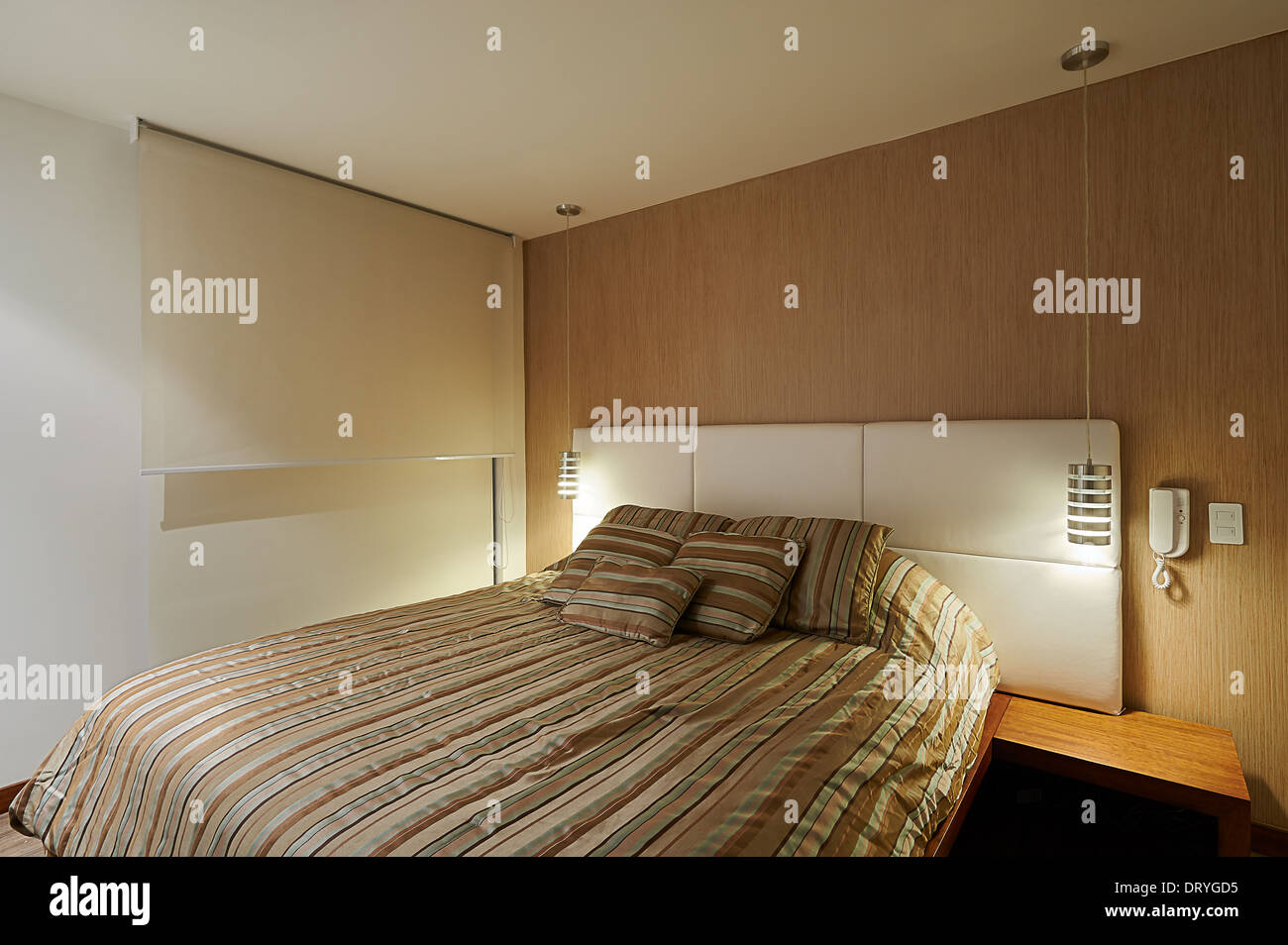 Interior design: moderna camera da letto Foto Stock