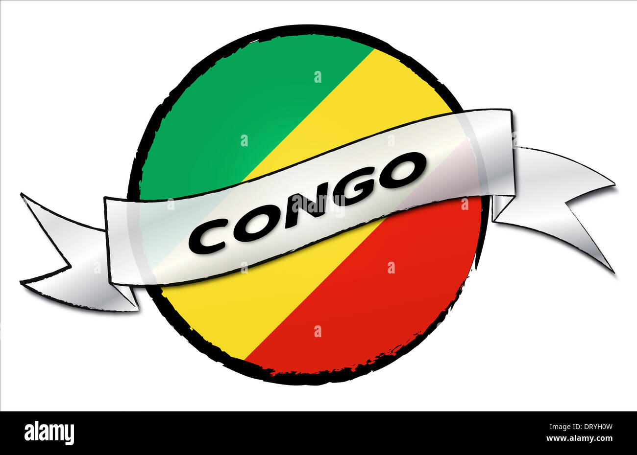 Terra di cerchio CONGO Foto Stock