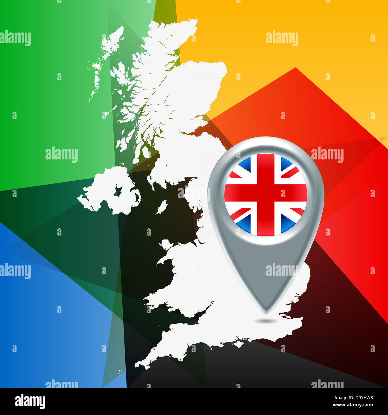 Olympic geo localizzazione sfondo Foto Stock