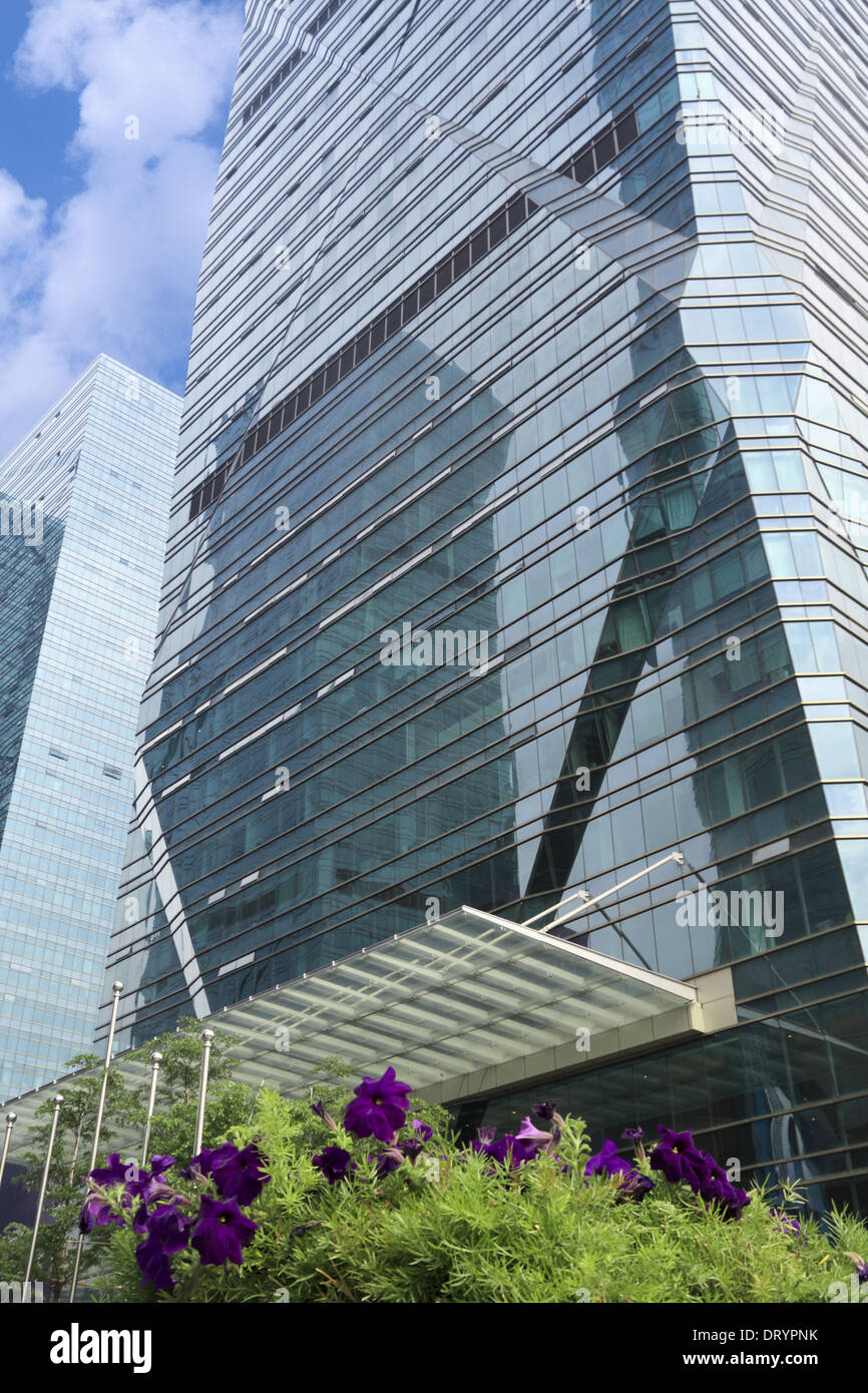 Grattacielo con giardino Foto Stock