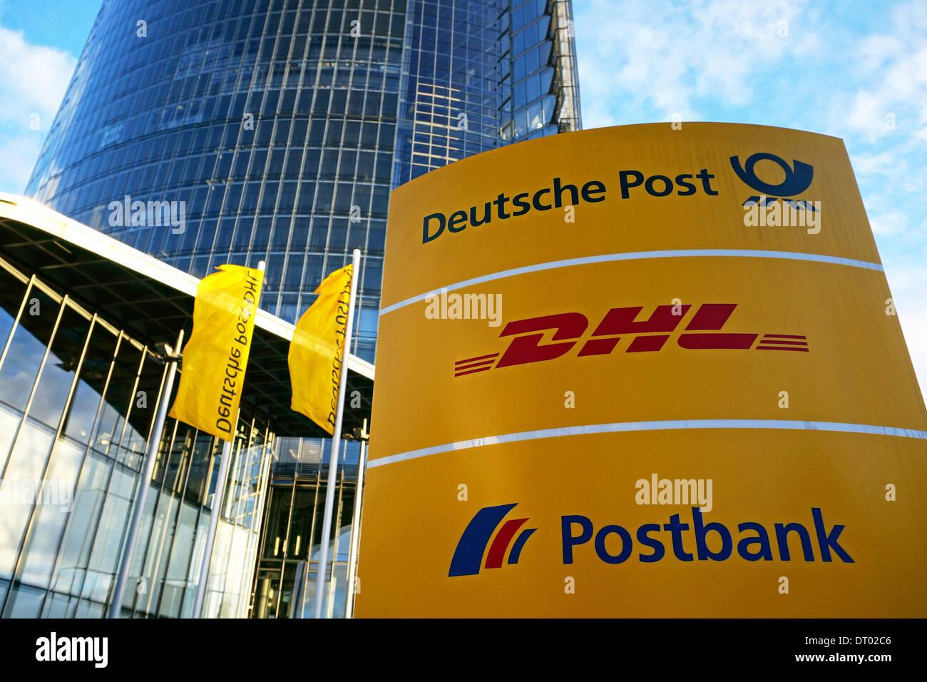 Germania: Deutsche Post DHL sede (Post) Torre a Bonn Foto Stock