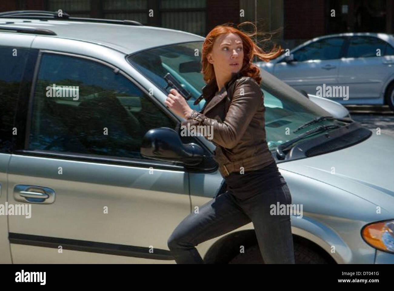CAPTAIN AMERICA: il Winter Soldier 2014 Marvel Entertainment film con Scarlett Johansson Foto Stock