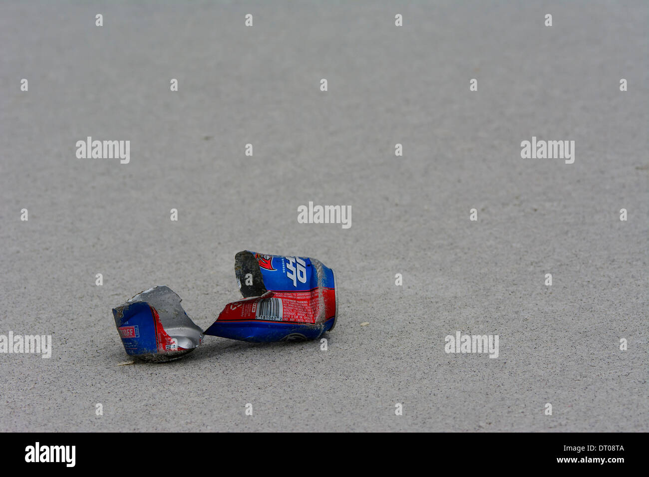 Uno strappo che si trova sulla spiaggia di Boca Grande, Gasparilla Island, South West Florida. Foto Stock