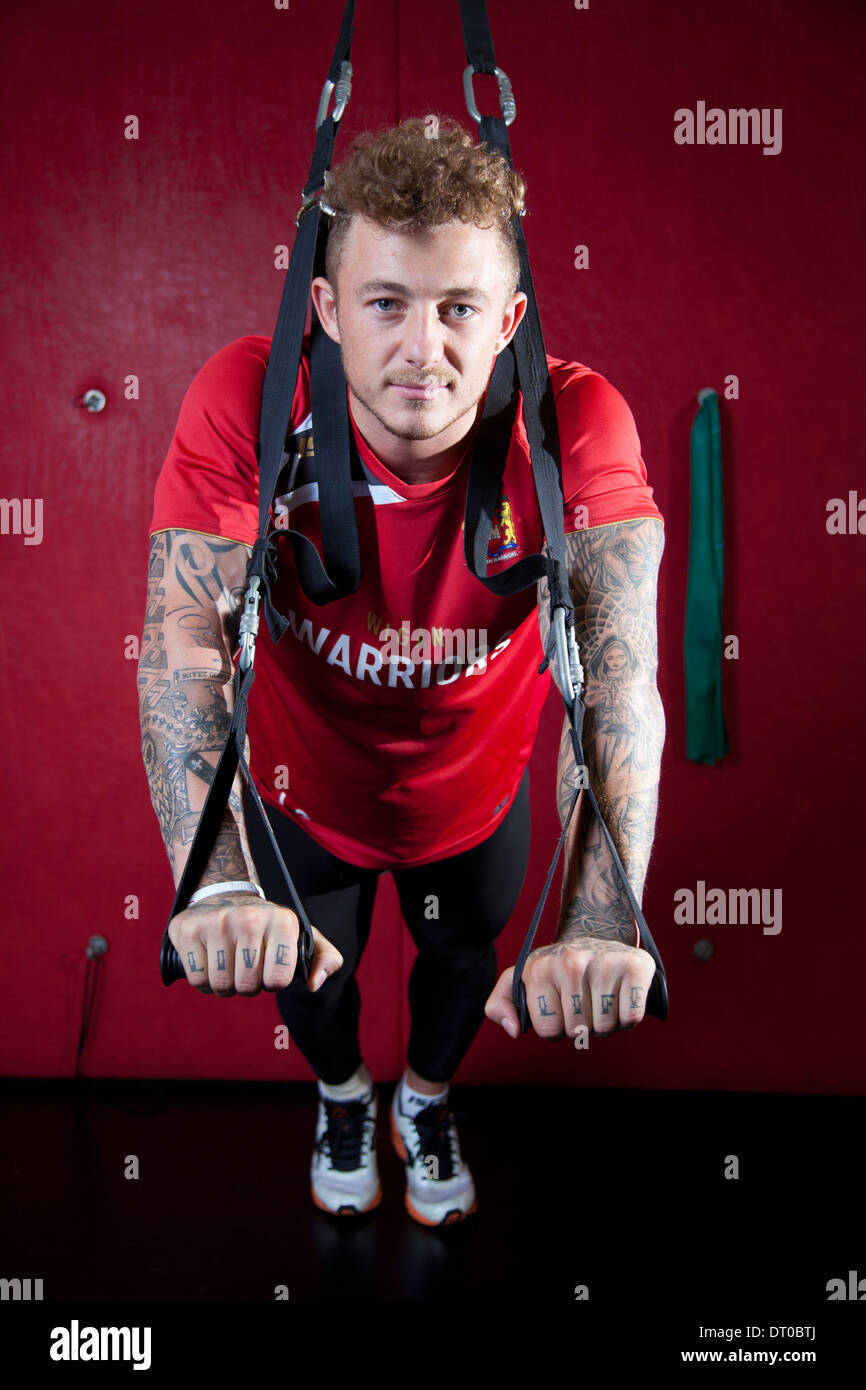 Josh Charnley, Wigan Warriors Rugby League Foto Stock