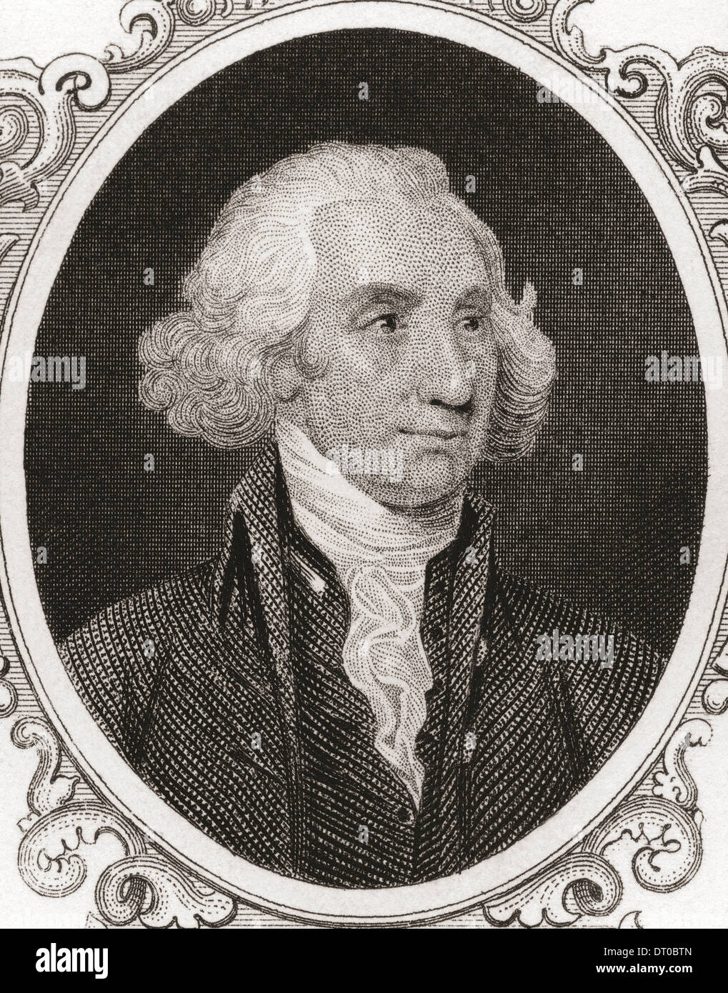 John Philip Schuyler 1733 -1804. In generale la Rivoluzione Americana Foto Stock