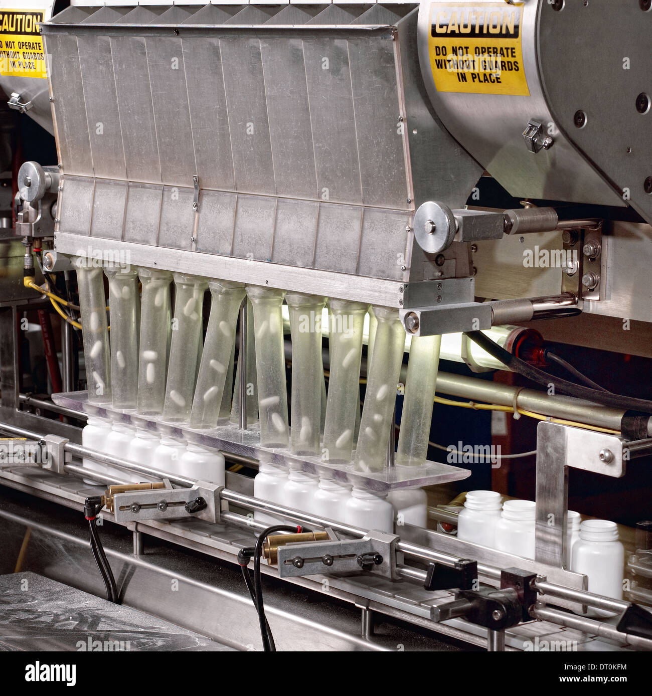 La pillola contatore in un prodotto farmaceutico impianto di lavorazione. Foto Stock