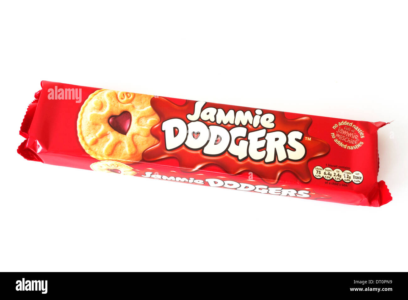 Pacchetto di Jammie Dodgers biscotti, REGNO UNITO Foto Stock