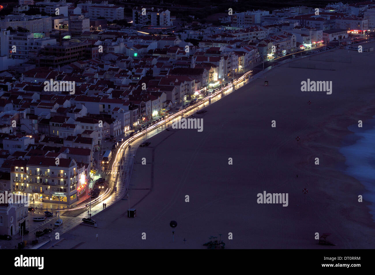 Notte city scape Foto Stock