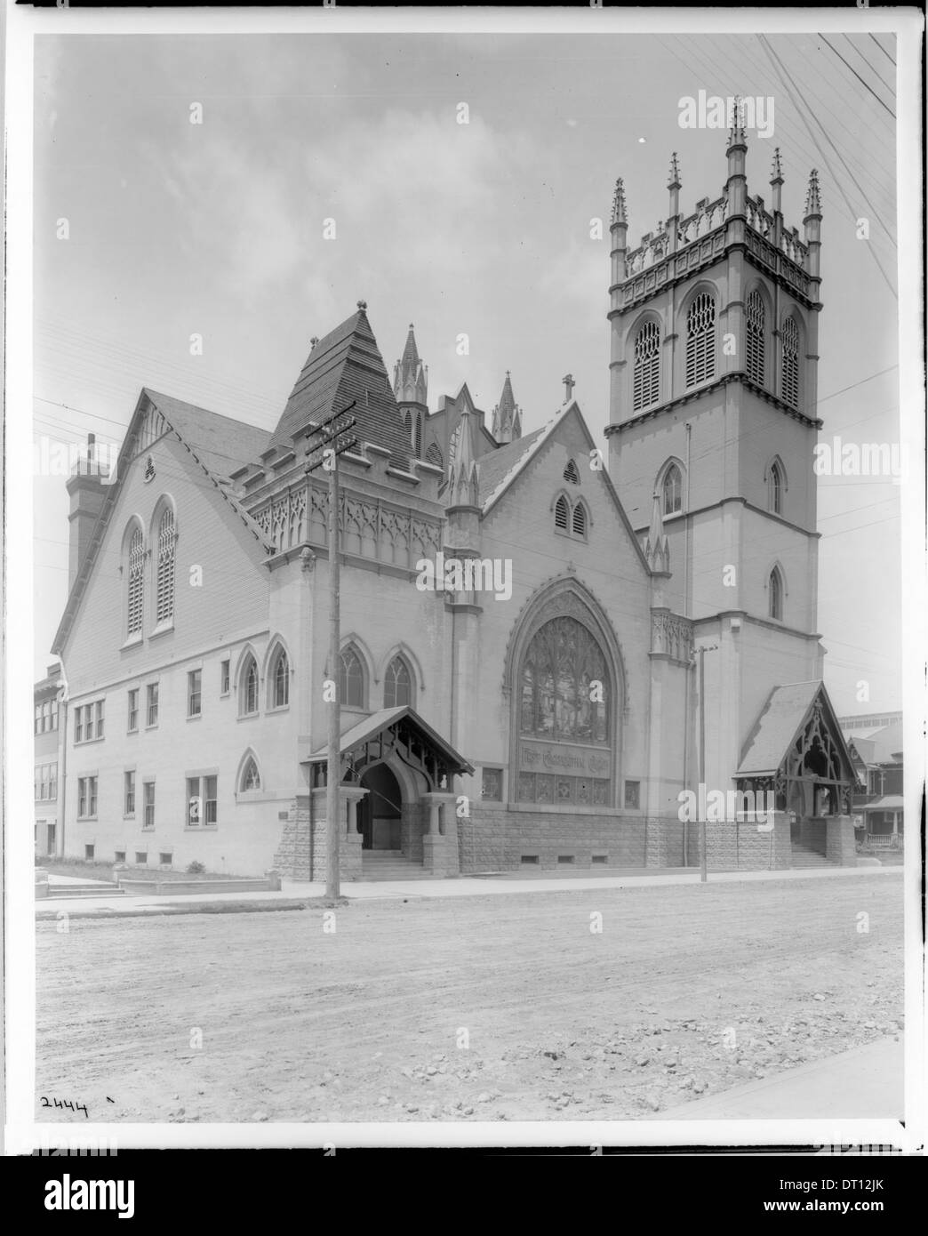 La prima chiesa della Congregazione su Hope Street, ca.1910 Foto Stock