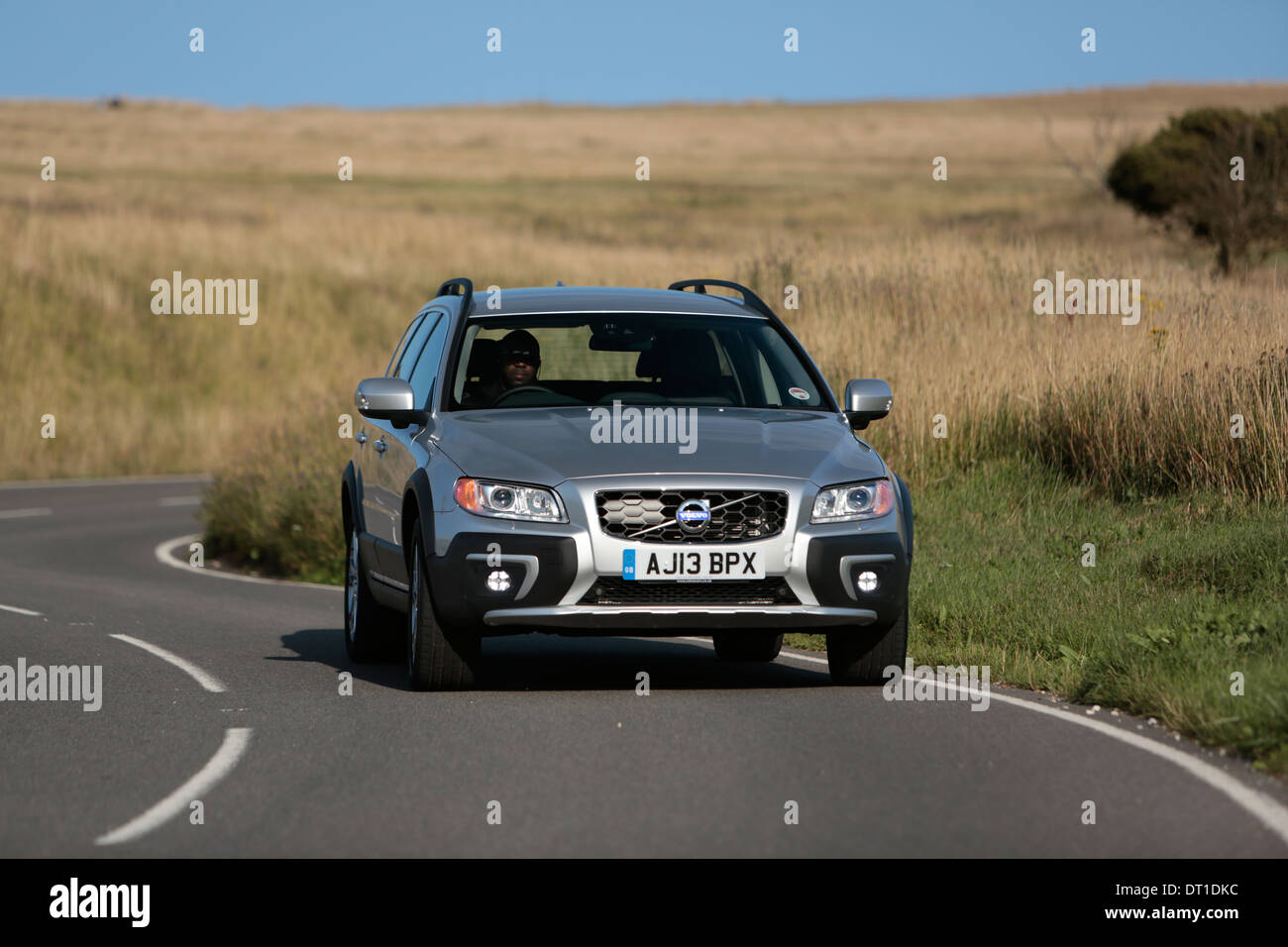 2014 Volvo V70 D5 SE Lux Volvo Station wagon con guida a destra nel Regno Unito Foto Stock