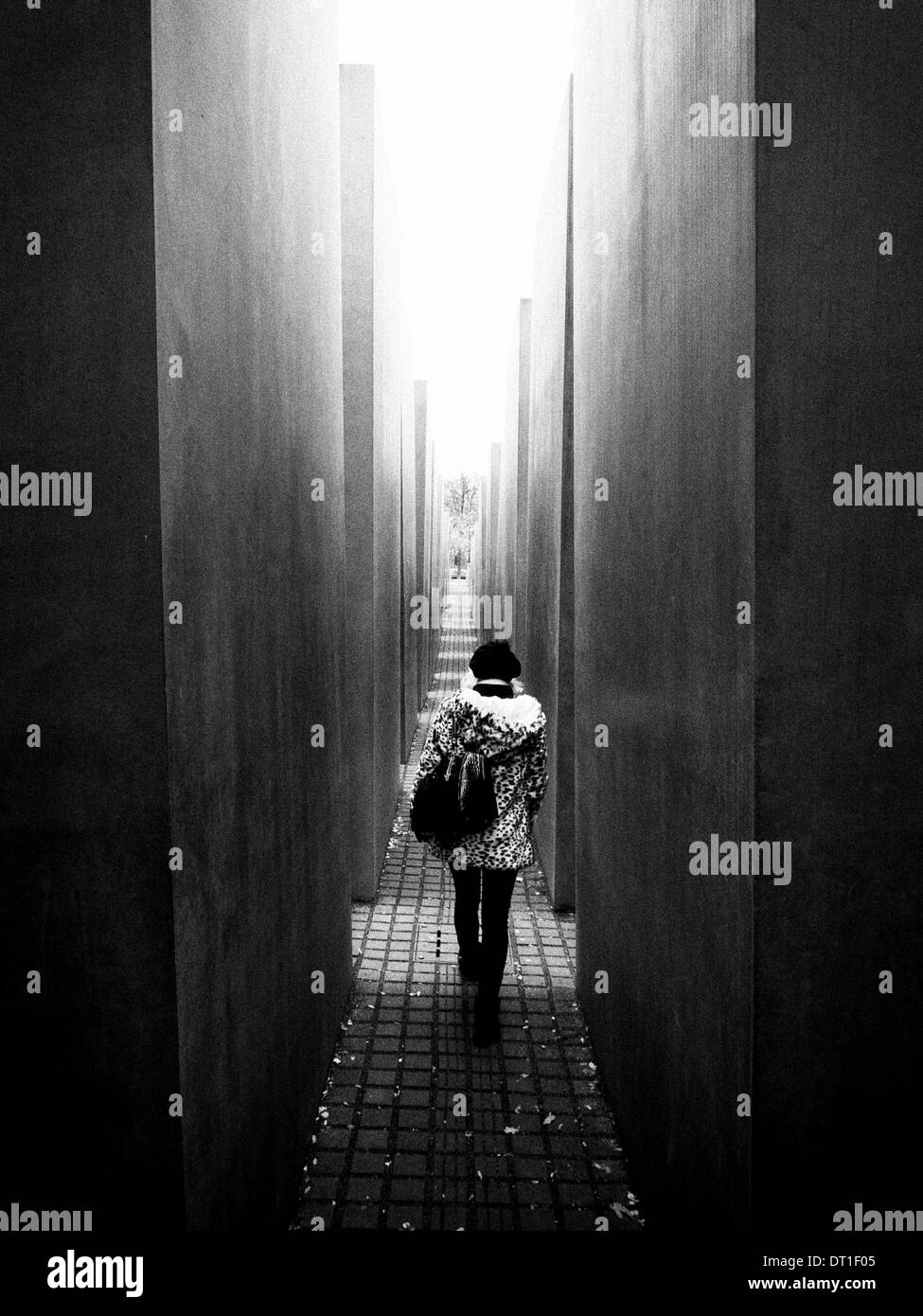 Il memoriale dell'olocausto, Berlino, Germania Foto Stock