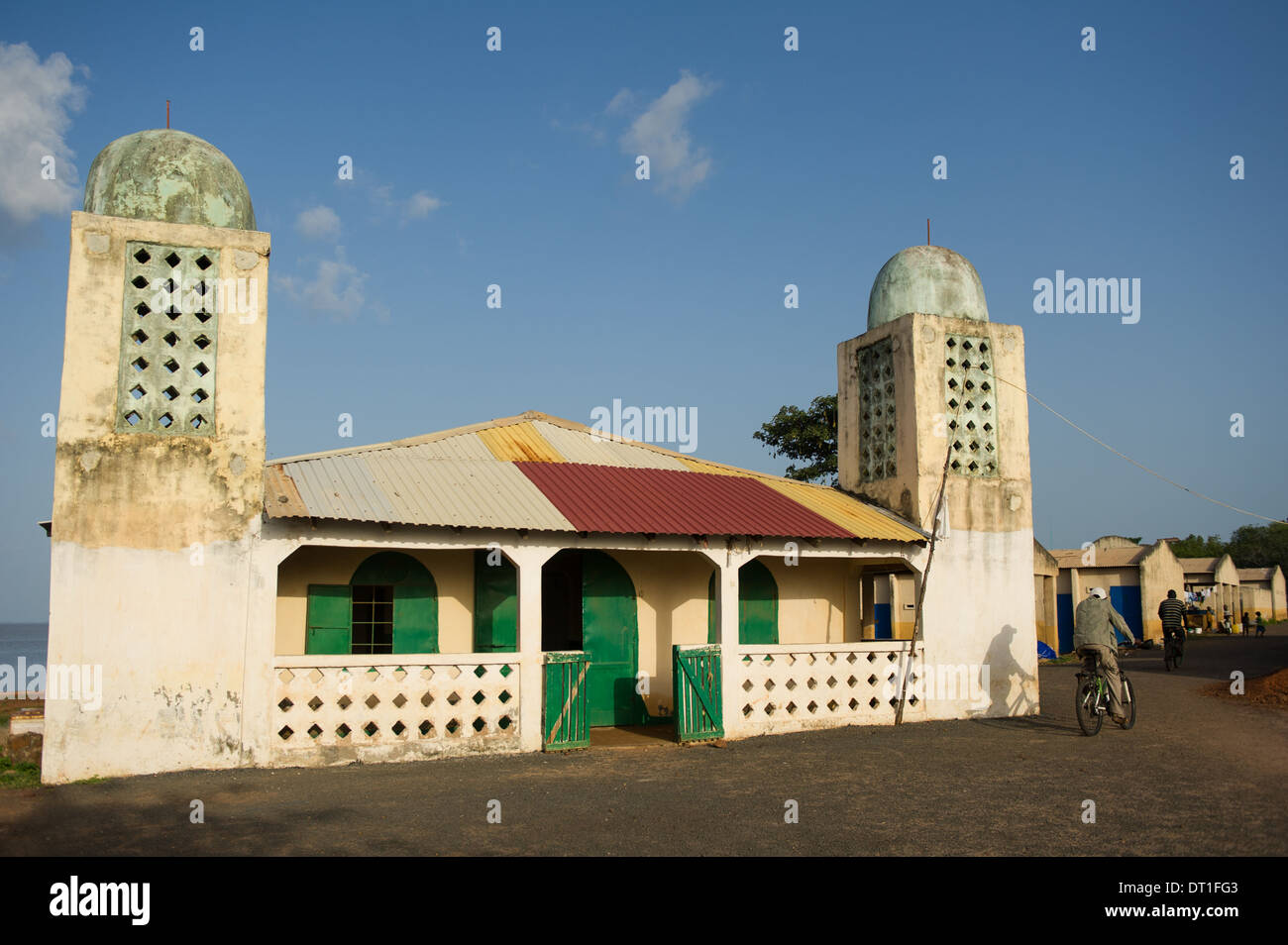 La moschea, Tendaba village, il Gambia Foto Stock