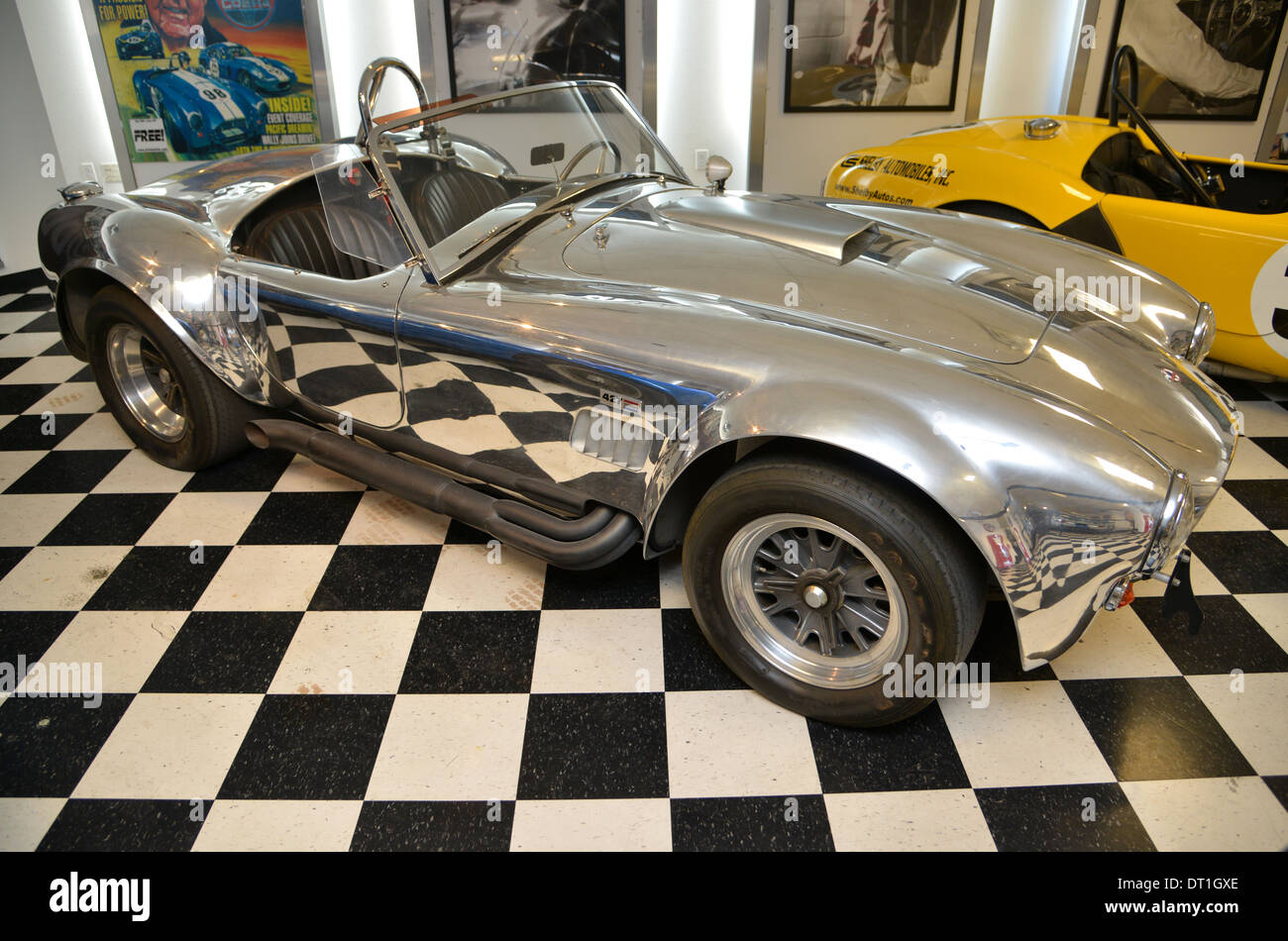 Anni Novanta proseguimento 427 Cobra CSX3056 in alluminio lucidato la più fotografata auto in tutto il mondo, Museo Shelby Las Vegas Foto Stock