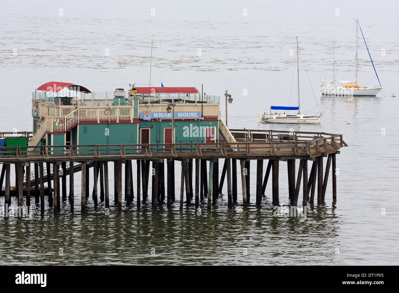 Wharf, Capitola, Santa Cruz County, California, Stati Uniti d'America, America del Nord Foto Stock