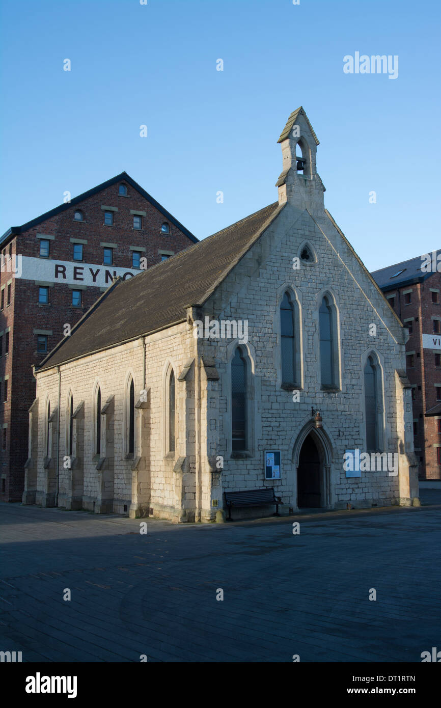 Mariners' cappella a Gloucester docks Foto Stock