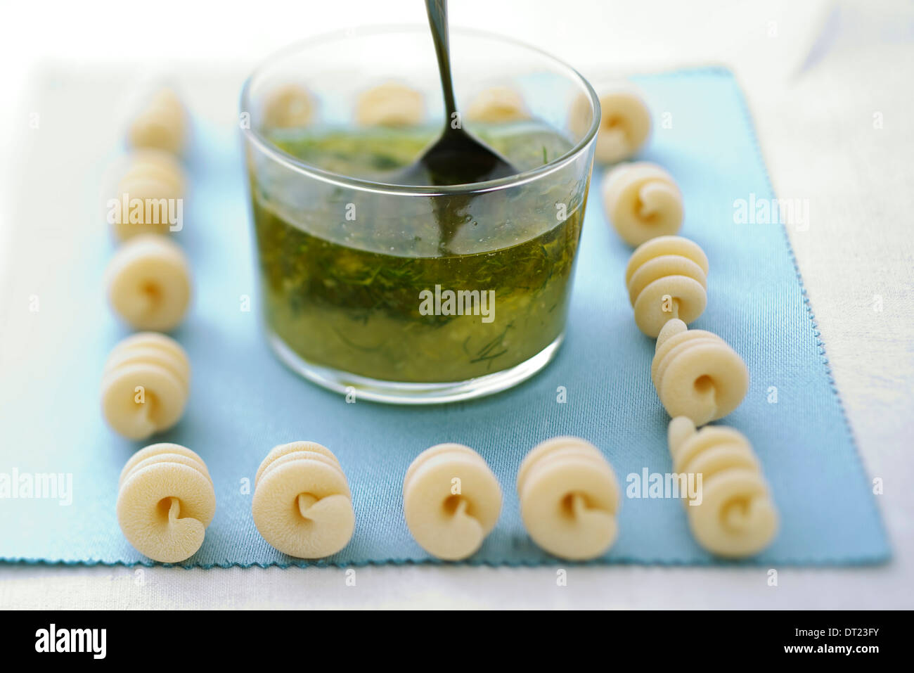 Olio di limone e finocchio Foto Stock