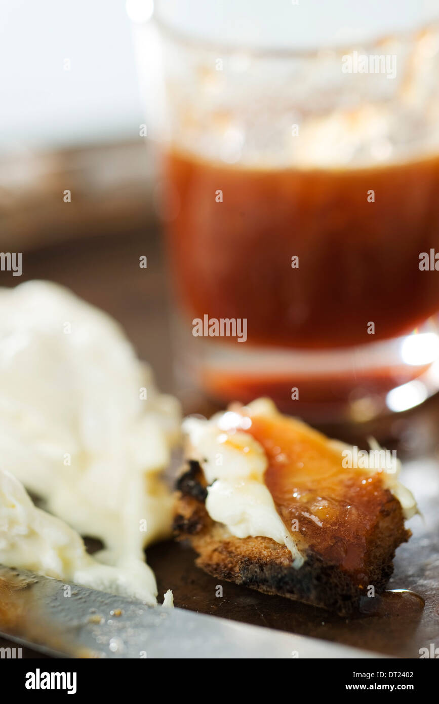 Arancio sanguigno, Peperoncino Marmellata Foto Stock