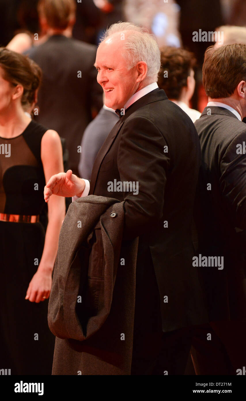 Berlino, Germania, 6 febbraio, 2014. John Lithgow assiste il "Grand Hotel di Budapest ' Premiere presso la 64Berlinale annuale Festival Internazionale del Film alla Berlinale Palast nel febbraio 6th, 2014 a Berlino, Germania. Credito: Janne Tervonen/Alamy Live News Foto Stock