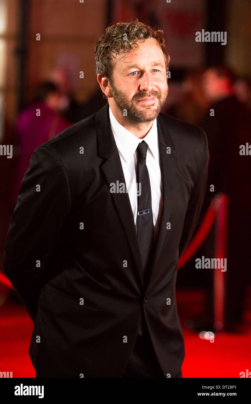 Chris O'Dowd presso la furia cubano premiere a Leicester Square, Londra. 2014 Foto Stock