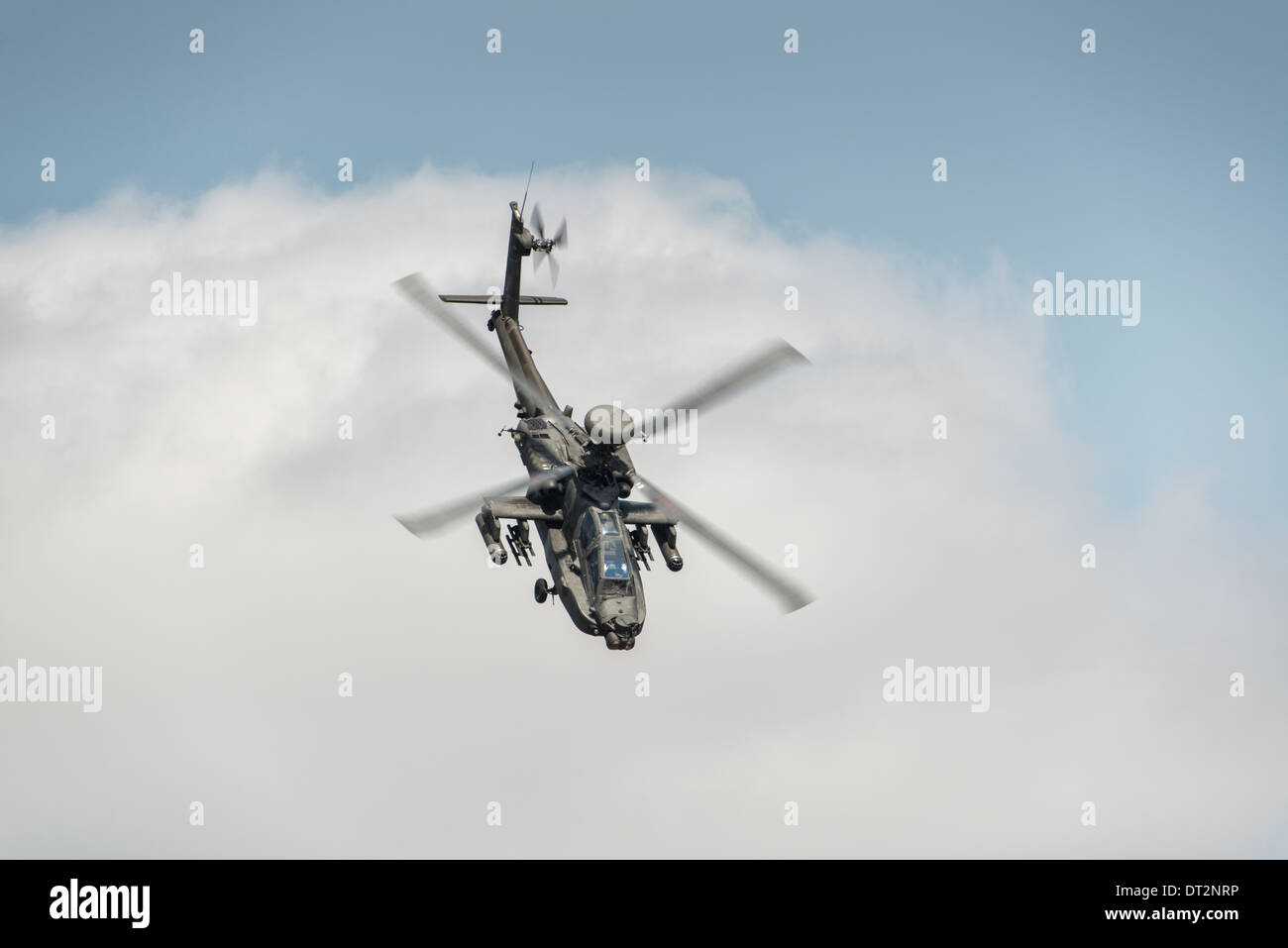 Boeing Westland Apache AH.1 Elicottero del British Army Air Corps visualizza a 2013 Royal International Air Tattoo. Foto Stock