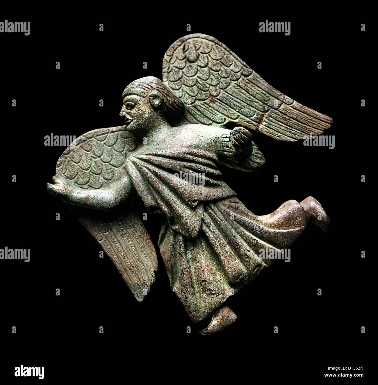 Nike ( dea alata della vittoria ) 450 A.C. il Greco in Grecia Foto Stock