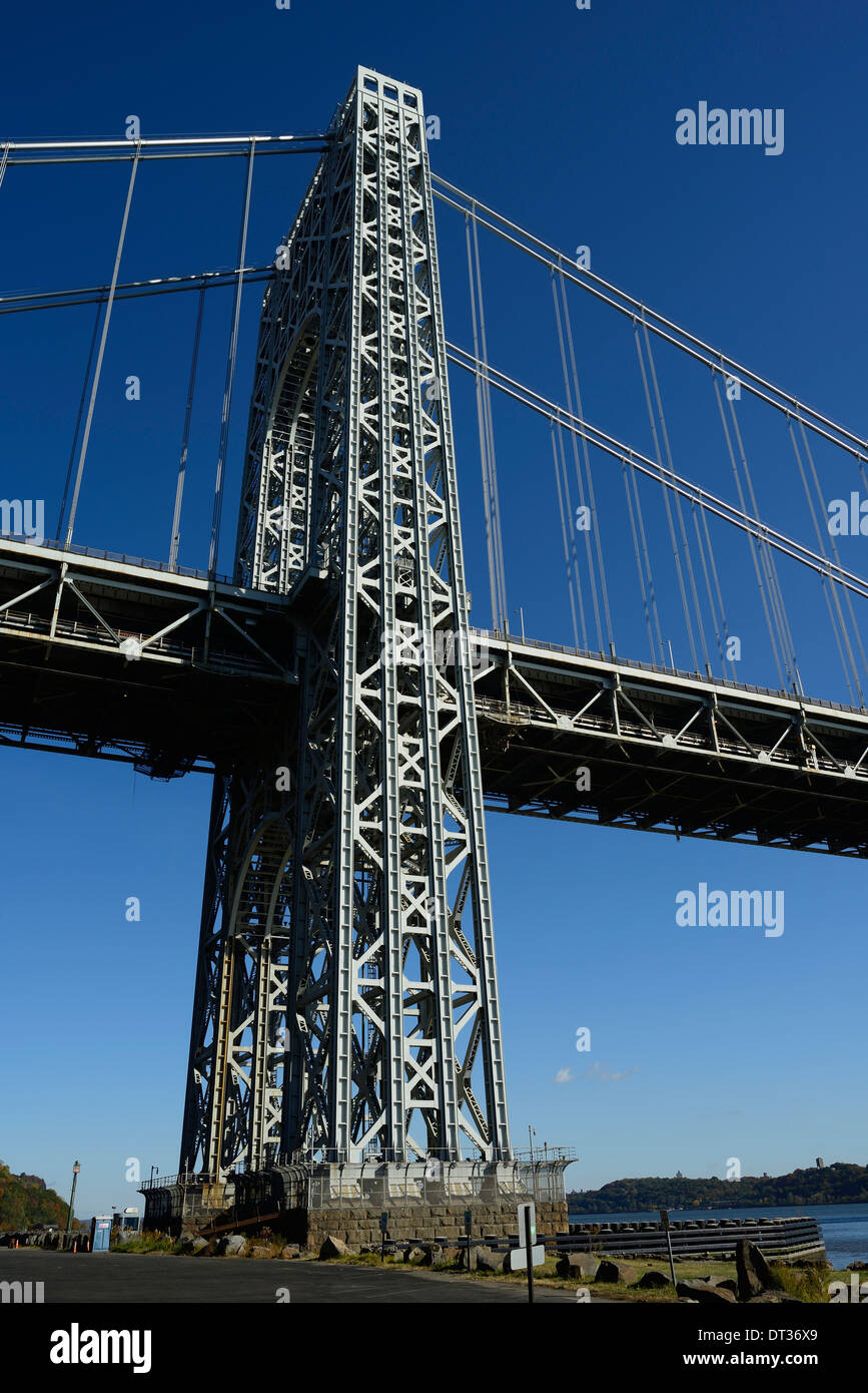 George Washington Bridge, New York Foto Stock