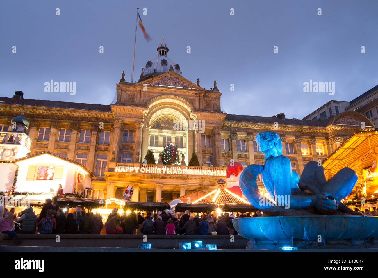 Mercato tedesco Birmingham Regno Unito Foto Stock