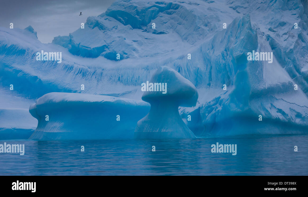 Iceberg, Antartide Foto Stock