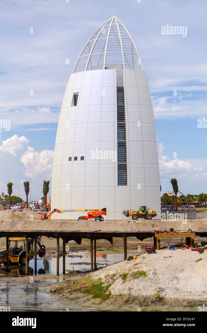 Florida Brevard County,Port Canaveral,Cove,Exploration Tower,GWWO Architects,design,Welcome Center,Waterfront destination,harborside redevelopment,con Foto Stock