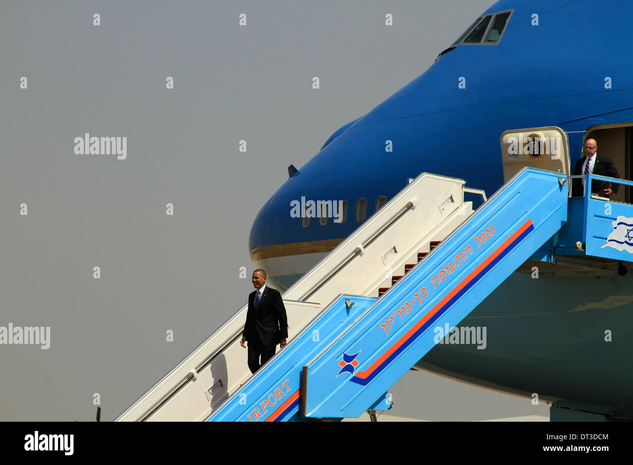 La cerimonia di benvenuto per il Presidente degli Stati Uniti Barack Obama Foto Stock