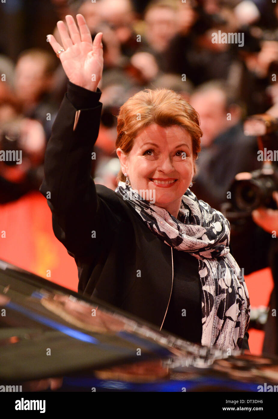 Berlino, Germania, 7 febbraio, 2014. Brenda Blethyn assiste il "Due uomini in città" Premiere presso la 64Berlinale annuale Festival Internazionale del Film alla Berlinale Palast il 7 febbraio 2014 a Berlino, Germania. Credito: Janne Tervonen/Alamy Live News Foto Stock